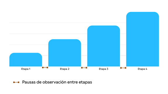 grafico de ritmo de llenado