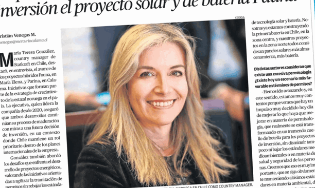 María Teresa González en prensa