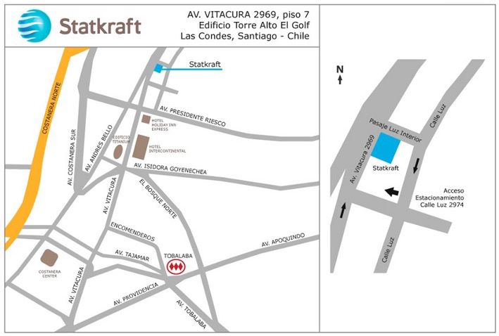 mapa de ubicaci&oacute;n de Statkraft en Chile