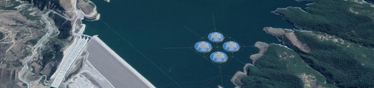 Planta solar flotante de Statkraft en Albania