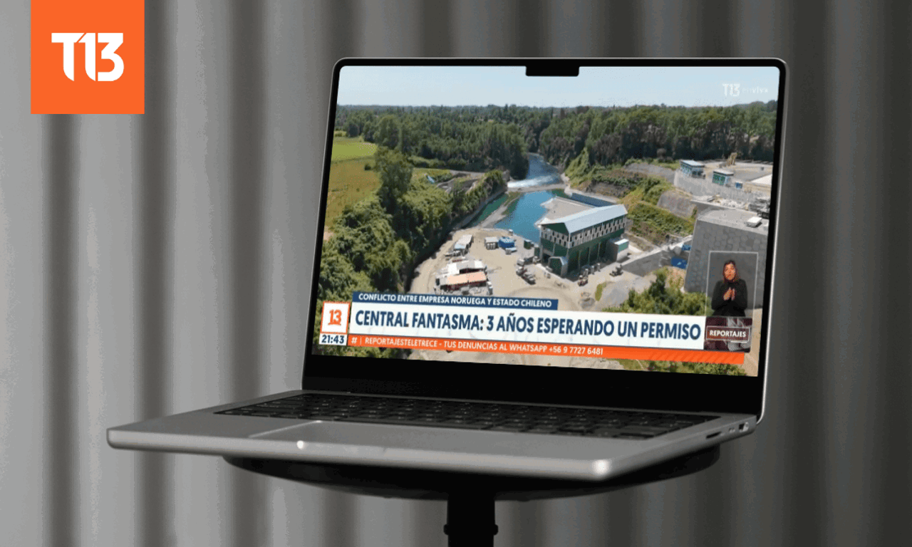 computador mostrando reportaje