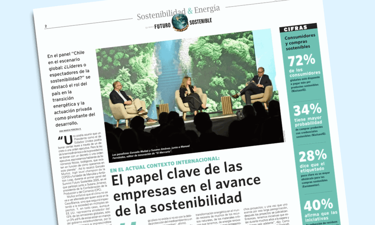 Recorte de diario con el reportaje