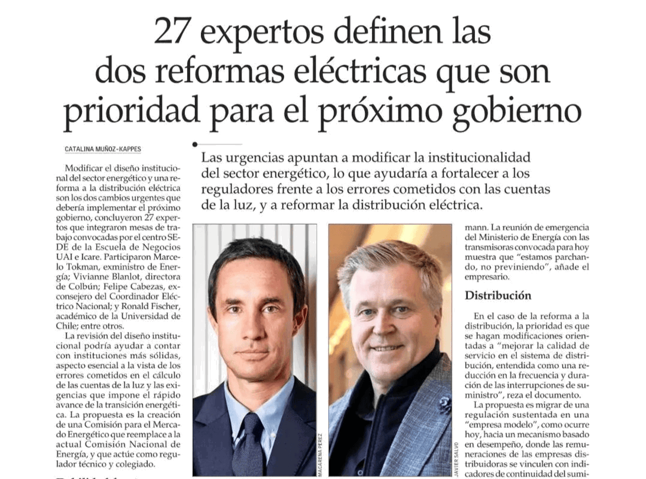 Recorte de El Mercurio