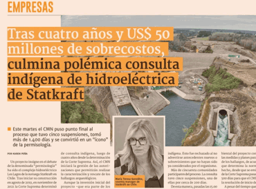 Recorte de Diario Financiero