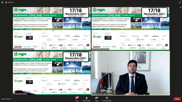 Pantallas en conferencia online