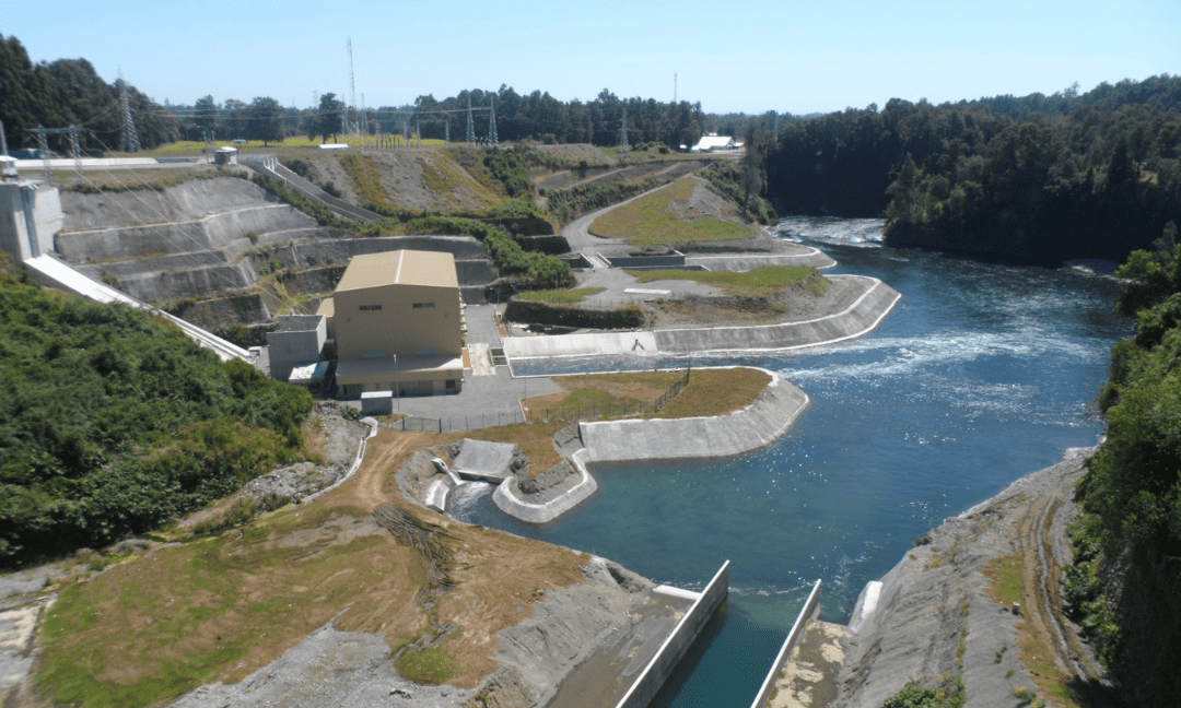 Vista general de la central ya en operación