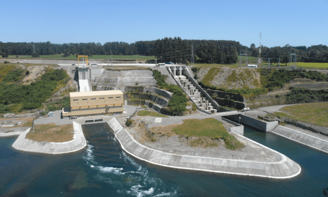 Vista general de la central ya en operación