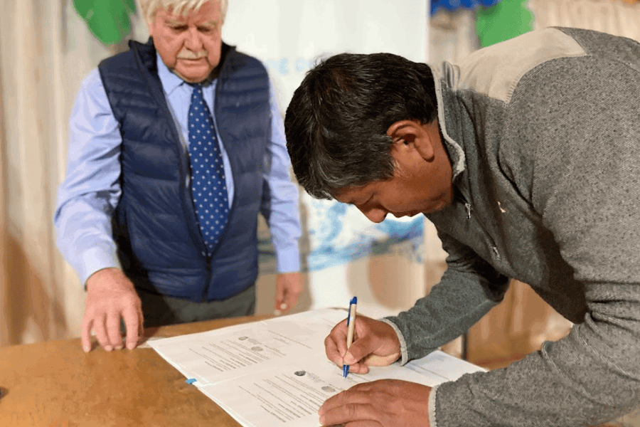 firma de acuerdo