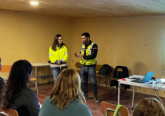 Emprendedores siendo capacitados