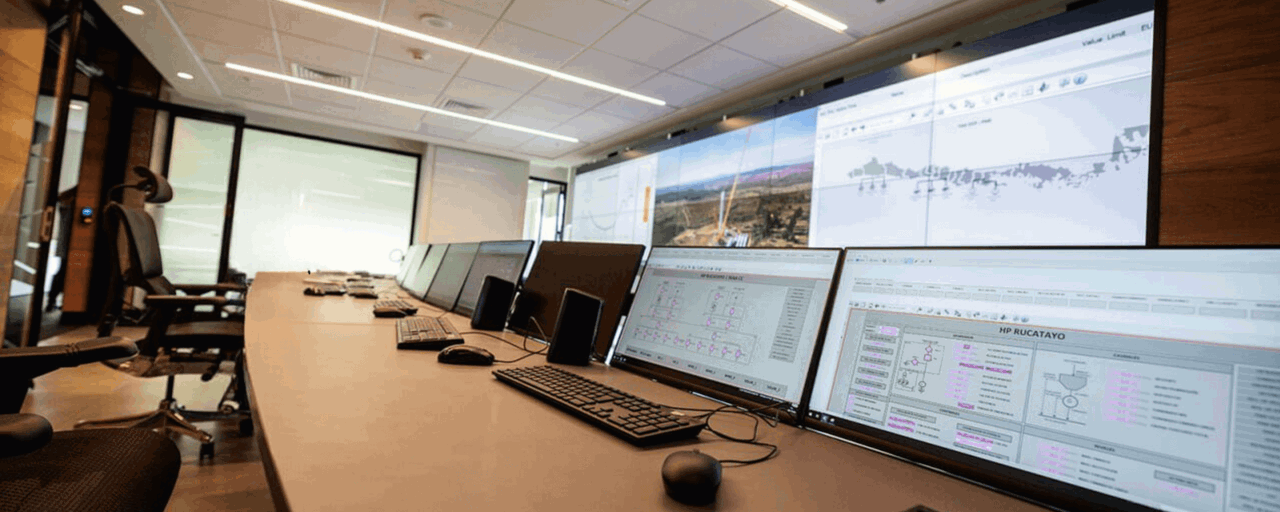 imagen de sala de control remoto de Statkraft Chile