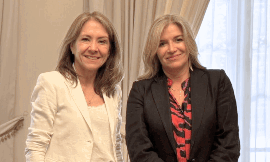 Mar&iacute;a Teresa Gonzalez, CEO de Statkraft, junto a Susana Jimenez, presidenta de CPC