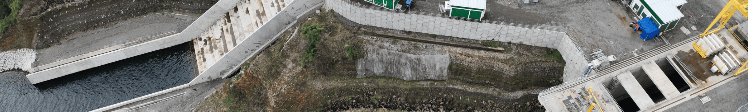 Central Los Lagos en construcción