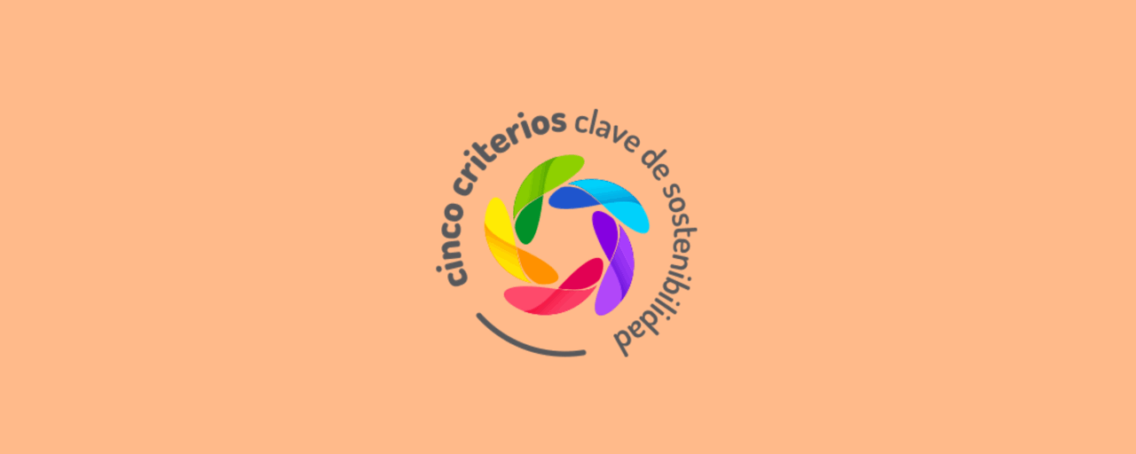 logo de 5 criterios de sostenibilidad