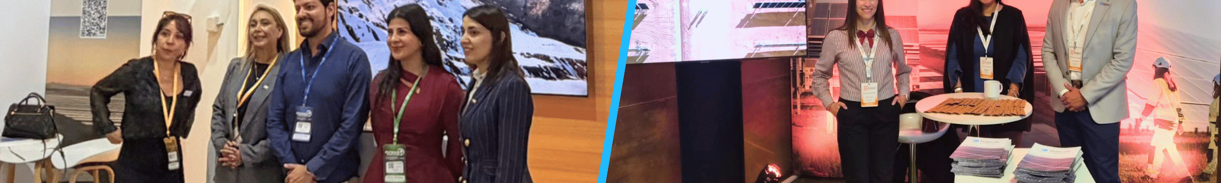 dos imágenes de participación en ferias de statkraft