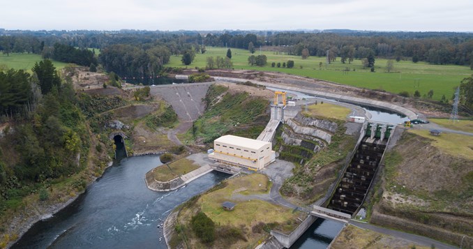 Vista aérea de central hidroeléctrica Rucatayo de Statkraft