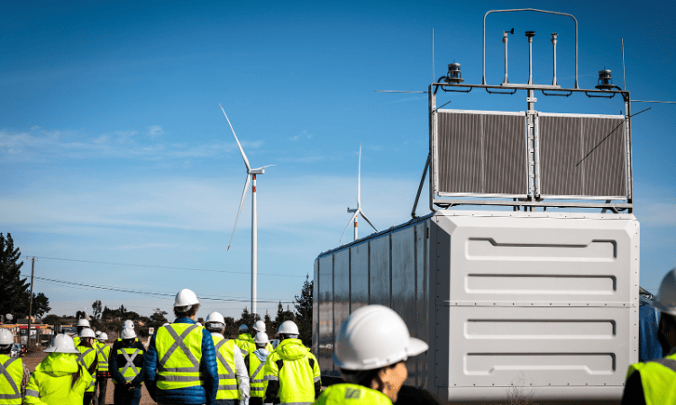 Visita en terreno, obras parque eólico Litueche