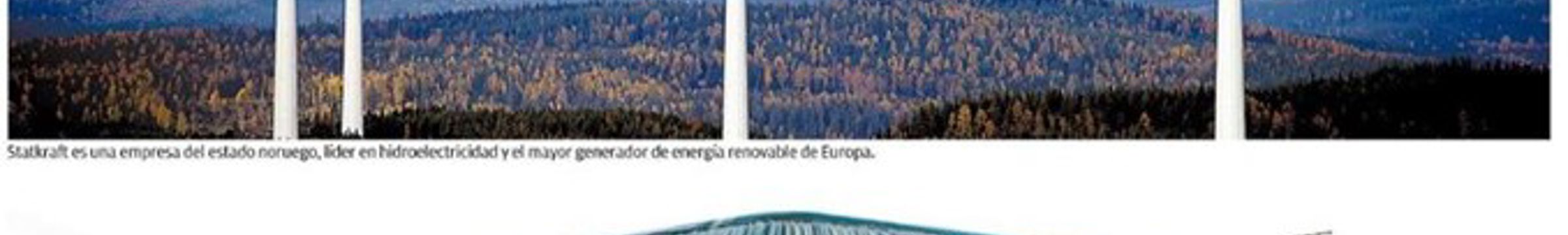 Imagen dividida Energías renovables Eólico e hidroeléctrico 