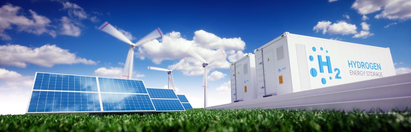 paneles solares e hidrógeno verde